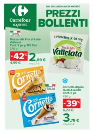 Volantino Carrefour Express Prezzi bollenti dal 30/7 fino al 11/8/2026 Volantino Carrefour Express Prezzi bollenti dal 30/7 fino al 11/8/2026