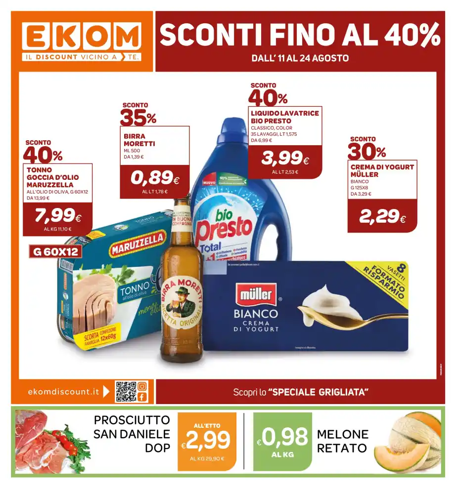 Volantino Ekom I Magnifici 7 dal 11/8 fino al 24/8/2026