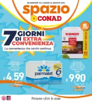 Volantino Spazio Conad 7 Giorni di Extra Convenienza dal 18/8 fino al 24/8/2026