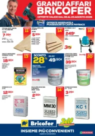 Volantino Bricofer Grandi Affari dal 6/8 fino al 23/8/2026