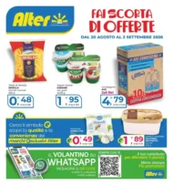 Volantino Alter Discount Fai scorta di offerte dal 20/8 fino al 3/9/2026