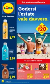 Volantino Lidl Godersi l’estate vale davvero dal 20/8 fino al 26/8/2026