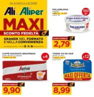 Volantino Alì e Aliper Maxi Sconto Fedeltà dal 20/8 fino al 2/9/2026 Volantino Alì e Aliper Maxi Sconto Fedeltà dal 20/8 fino al 2/9/2026