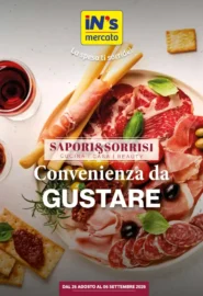 Volantino In’S Mercato Sapori & sorrisi dal 26/8 fino al 6/9/2026