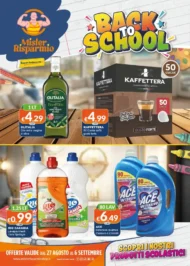 Volantino Mister Risparmio Back to School dal 27/8 fino al 6/9/2026 Volantino Mister Risparmio Back to School dal 27/8 fino al 6/9/2026