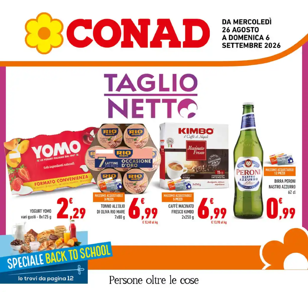 Conad Spesa Online (Offerte dal 26 agosto)