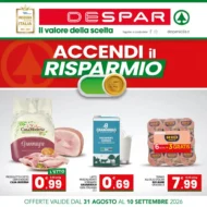 Volantino Despar Sicilia Accendi il risparmio dal 31/8 fino al 10/9/2026 Volantino Despar Sicilia Accendi il risparmio dal 31/8 fino al 10/9/2026