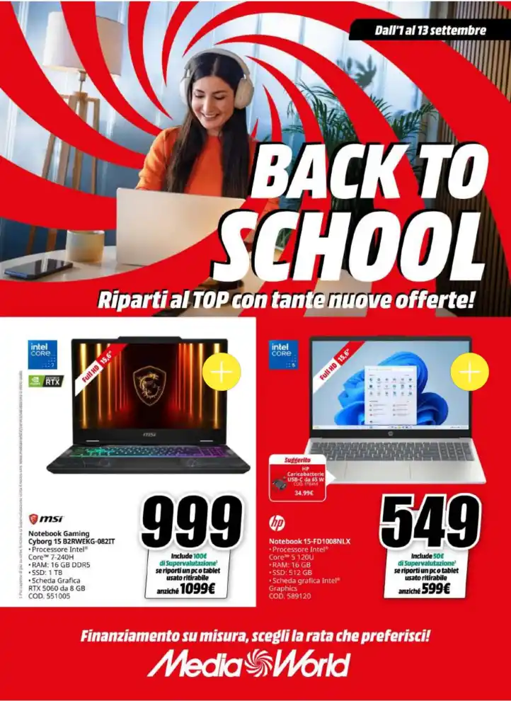 MediaWorld Milano Offerte (fino al 13 settembre) MediaWorld Milano Offerte (fino al 13 settembre)
