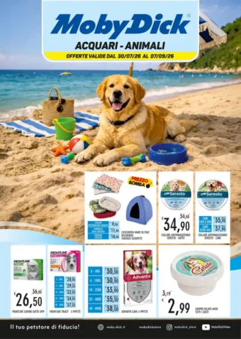 Volantino Arcaplanet Acquari – Animali dal 30/7 fino al 7/9/2026