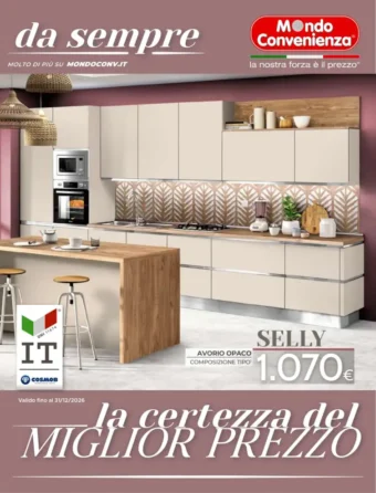 Volantino Mondo Convenienza Da sempre dal 1/9 fino al 31/12/2026