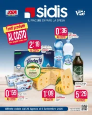 Volantino Sidis Più premi per tutti dal 25/8 fino al 6/9/2026