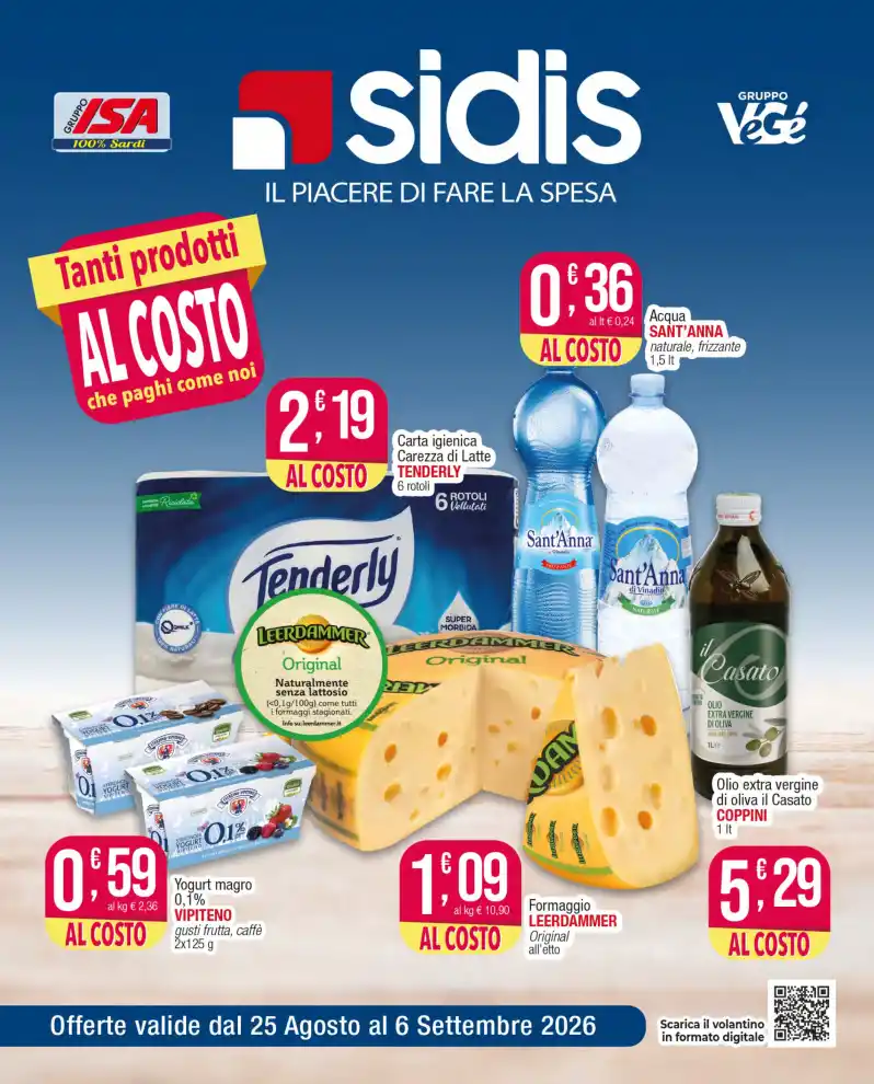 Volantino Sidis Più premi per tutti dal 25/8 fino al 6/9/2026