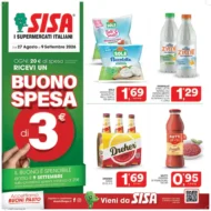 Volantino Sisa Buono Spesa dal 27/8 fino al 9/9/2026