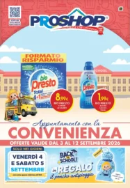 Volantino Proshop Offerte dal 3/9 fino al 12/9/2026