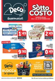 Volantino Decò Sotto costo dal 1/9 fino al 10/9/2026