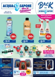 Volantino Acqua e Sapone Back to School dal 3/9 fino al 23/9/2026 Volantino Acqua e Sapone Back to School dal 3/9 fino al 23/9/2026