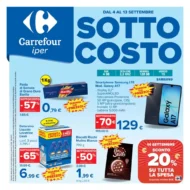 Volantino Carrefour Sottocosto dal 4/9 fino al 13/9/2026 Volantino Carrefour Sottocosto dal 4/9 fino al 13/9/2026