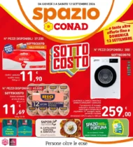 Volantino Spazio Conad Sottocosto dal 3/9 fino al 12/9/2026 Volantino Spazio Conad Sottocosto dal 3/9 fino al 12/9/2026