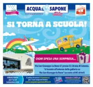 Volantino Acqua e Sapone Sicilia Si torna a scuola dal 7/9 fino al 20/9/2026 Volantino Acqua e Sapone Sicilia Si torna a scuola dal 7/9 fino al 20/9/2026