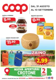 Volantino Coop Calabria Offerte dal 31/08 al 10/09/2026
