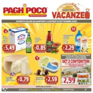 Volantino Paghi Poco Rientro Vacanze dal 1/9 fino al 10/9/2026