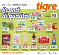 Volantino Tigre Sconti di qualità dal 14/9 fino al 24/9/2026