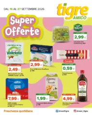 Volantino Tigre Amico Super offerte dal 16/9 fino al 27/9/2026