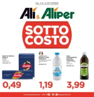 Volantino Alì e Aliper Sotto costo dal 3/9 fino al 12/9/2026