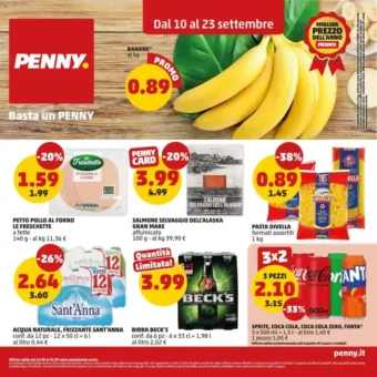 Volantino Penny Offerte 3×2 dal 10/9 fino al 23/9/2026