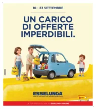 Volantino Esselunga Un carico di offerte imperdibili dal 10/9 fino al 23/9/2026