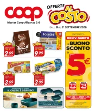 Volantino Coop Master Alleanza Offerte al costo dal 11/9 fino al 21/9/2026 Volantino Coop Master Alleanza Offerte al costo dal 11/9 fino al 21/9/2026