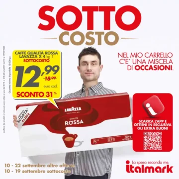 Volantino Italmark Sottocosto dal 10/9 fino al 22/9/2026