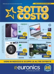 Volantino Euronics Sottocosto dal 11/9 fino al 23/9/2026 Volantino Euronics Sottocosto dal 11/9 fino al 23/9/2026