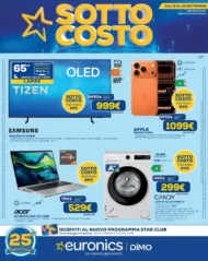 Volantino Euronics Dimo Sottocosto dal 10/9 fino al 23/9/2026 Volantino Euronics Dimo Sottocosto dal 10/9 fino al 23/9/2026