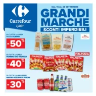 Volantino Carrefour Grandi Marche dal 15/9 fino al 28/9/2026 Volantino Carrefour Grandi Marche dal 15/9 fino al 28/9/2026