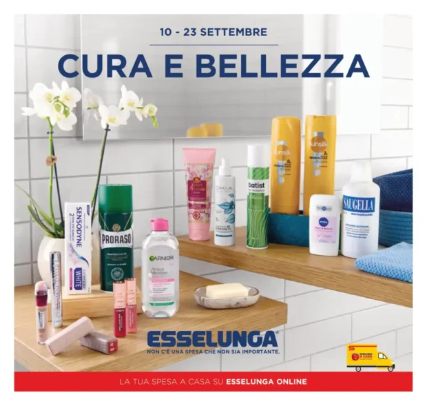 Volantino Esselunga Cura e Bellezza dal 10/9 fino al 23/9/2026