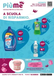 Volantino PiùMe A scuola di risparmio dal 15/9 fino al 11/10/2026 Volantino PiùMe A scuola di risparmio dal 15/9 fino al 11/10/2026