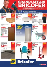 Volantino Bricofer Grandi affari dal 17/9 fino al 4/10/2026 Volantino Bricofer Grandi affari dal 17/9 fino al 4/10/2026