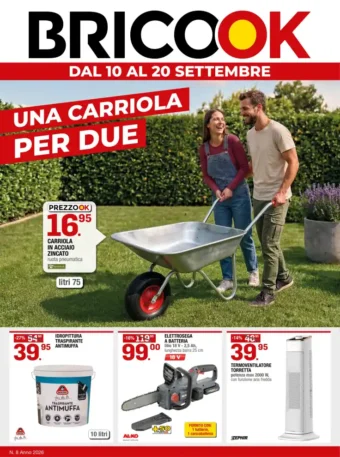 Volantino Brico OK Settembre dal 10/9 fino al 20/9/2026 Volantino Brico OK Settembre dal 10/9 fino al 20/9/2026