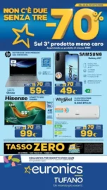 Volantino Euronics Tufano Non c’è due senza tre dal 10/9 fino al 23/9/2026