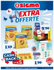 Volantino Sigma Extra Offerte dal 11/9 fino al 21/9/2026