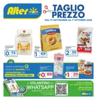 Volantino Alter Discount Taglio Prezzo dal 17/9 fino al 1/10/2026