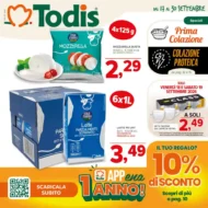 Volantino Todis Supermercato Nuovi bassi e bloccati dal 17/9 fino al 30/9/2026