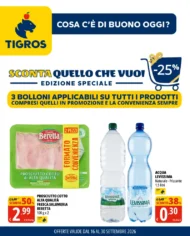 Volantino Tigros Edizione speciale dal 16/9 fino al 30/9/2026 Volantino Tigros Edizione speciale dal 16/9 fino al 30/9/2026