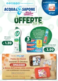 Volantino Acqua e Sapone Le offerte viste in TV dal 20/9 fino al 10/10/2026 Volantino Acqua e Sapone Le offerte viste in TV dal 20/9 fino al 10/10/2026