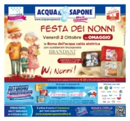 Volantino Acqua e Sapone Sicilia Festa dei Nonni dal 21/9 fino al 4/10/2026 Volantino Acqua e Sapone Sicilia Festa dei Nonni dal 21/9 fino al 4/10/2026