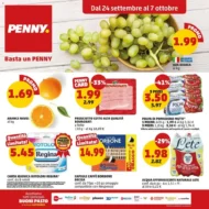 Volantino Penny Market Offerte di fine settembre dal 24/9 fino al 7/10/2026