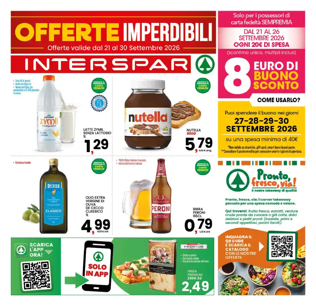 Volantino Interspar Offerte imperdibili dal 21/9 fino al 30/9/2026
