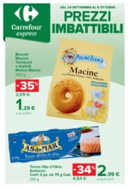 Volantino Carrefour Express Prezzi imbattibili dal 24/9 fino al 6/10/2026