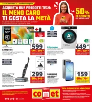 Volantino Comet Acquista due prodotti tech dal 24/9 fino al 7/10/2026 Volantino Comet Acquista due prodotti tech dal 24/9 fino al 7/10/2026